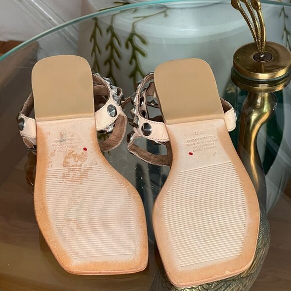 Jeffrey Campbell Chandelier Studded T-Bar Sandals - Picture 9 of 10